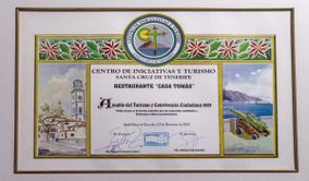 Restaurante Casa Tomás premios 8